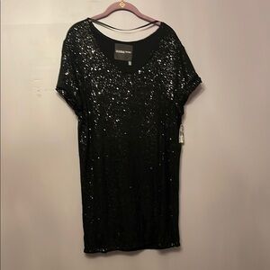 Victoria's Secret Black Sequin Dress